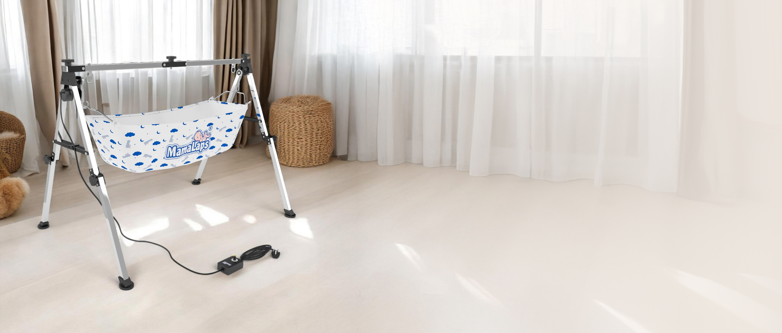 Berceau automatique Mamalaps pour bébé